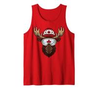 Canadian Moose Maple Leaf Bonnet et Lunettes de Ski Débardeur