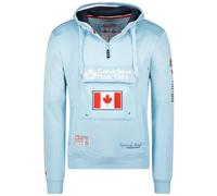 Canadian Peak Galapagos Men - Sweat Homme Capuche Poche Kangourou - Vêtement Sweatshirt Hoody Chaud Manches Longues - Pull Hommes Printemps Ete Automne Hiver (Bleu Ciel M)