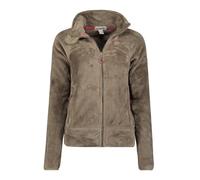 Canadian Peak Udilas Lady - Polaire Fine Femme Chaude Fermeture Zip - Veste Automne Hiver Printemps Chaud Femmes - Longues Manches Vetement Pull Fourrure Doux Confort (Taupe XL)