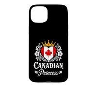 Canadian Princess Canada Flag Proud Canadian Girl Coque pour iPhone 15 Plus