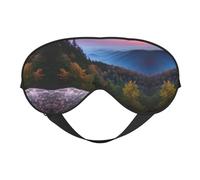 Canadian Smokey Mountain Cliff Ombre à paupières super douce et confortable avec sangle réglable zéro pression oculaire