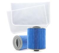 CANADIAN SPA CO. Glacier Filterset 2er Pack, 2X Glacier Silverstream Cartouches filtrantes et 2X Glacier préfiltre, avec ions d'argent, Whirlpool Filter Set