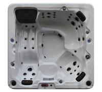 CANADIAN SPA CO. Toronto UV Hot Tub extérieur résistant à l'hiver, 6 Personnes avec éclairage LED, Marche, Couverture Isolante et Support de Couverture Top Mount
