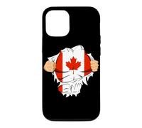 Canadian Superhero Canada Flag Patriot Gift Coque pour iPhone 12/12 Pro