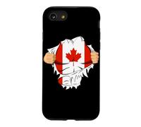 Canadian Superhero Canada Flag Patriot Gift Coque pour iPhone SE (2020) / 7/8