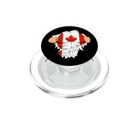 Canadian Superhero Canada Flag Patriot Gift PopSockets PopGrip pour MagSafe