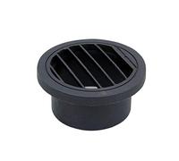 Canal de chauffage rétractable pour voiture - 75 mm - Pour chauffage Webasto et Propex Eberspacher - Noir