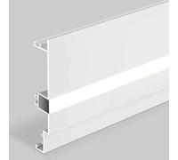 Canal de diffusion de bande lumineuse LED en aluminium | Utilisation de plusieurs tailles blanches : bordure murale de bureau à domicile, éclairage sur rail(20cm(7 7/8"),25 m(82 ft))
