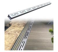 Canal de drainage extérieur, design fin pour une gestion efficace de l'eau sur les surfaces en béton et en pavé