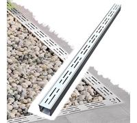 Canal de drainage plat de 3,5 à 10 cm de large en acier inoxydable 304 pour cour, jardin, terrasse - 70 x 1000 x 30 mm