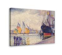Canal de la Guidecca - Impression sur toile représentant la croix de Venise Henri Edmond, décoration murale pour chambre à coucher, bureau, chambre, cadre cadeau, 30 x 45 cm