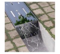 Canal d'évacuation de tranchée en acier inoxydable pour une utilisation en extérieur, système de drainage linéaire pour patio, terrasse, jardin et sol de garage, solution efficace de drainage de l'eau