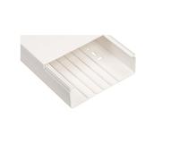 OBO Bettermann OBO Bettermann Goulotte murale et plafond sans couvercle 60 × 170 mm, PVC WDK60170RW Quantité:2