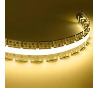 Canal flexible en aluminium à LED avec diffuseur en silicone, moulure de couronne plâtrable avec double bride, bordure incurvée encastrée pour rail lumineux