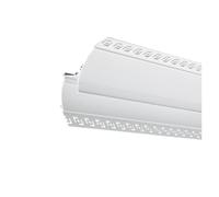 Canal LED en aluminium pour éclairage indirect haut/bas, profil de moulage de couronne pour plafond mural, 20 m