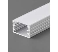 Canal LED en aluminium pour plafonnier - Design en forme de U pour une installation facile dans le garage, le bureau et le salon