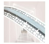Canal LED flexible encastré avec coque en silicone, profil sans bordure pour éclairage indirect caché, bande LED de 12 mm de largeur (16,5 m)