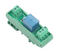 Canal monté sur rail DIN pour module de carte relais avec MPA électromagnétique pour relais, entrée borne à vis, compatible NPN PNP, AC DC commun, indicateur d'état LED, surtension (DC5V)