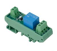 Canal monté sur rail DIN pour module de carte relais avec MPA électromagnétique pour relais, entrée borne à vis, compatible NPN PNP, AC DC commun, indicateur d'état LED, surtension (DC24V)