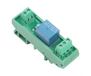 Canal monté sur rail DIN pour module de carte relais avec MPA électromagnétique pour relais, entrée borne à vis, compatible NPN PNP, AC DC commun, indicateur d'état LED, surtension (DC5V)