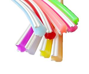 Canal néon flexible en silicone de 8 mm pour boîtier de bande LED, design pliable pour panneaux personnalisés, décoration intérieure et extérieure, 3 m de long