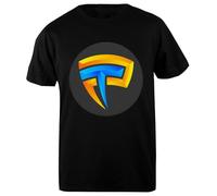Canal Paluten T-Shirt Homme Basic Coton Noir Cotton Black Men's T-Shirt
