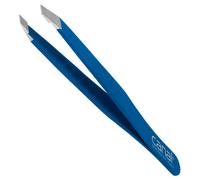 Canal Pince à cheveux, biseautée, satinée, inoxydable, 9 cm Bleu foncé