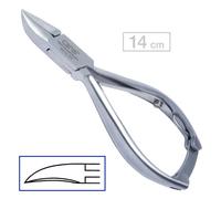 Canal Pince à ongles inoxydable 14 cm