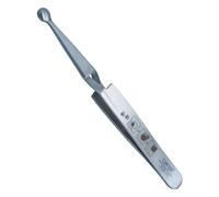 Canal Pince à tiques pour animaux, inoxydable, 12 cm