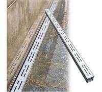 Canal, Plate-Forme de Drainage, Drainage de tranchée extérieure, 3,5 cm, 5 cm, Mince, Profil Bas, Canal, pour Patio, Garage, Allée, Cour, Eau de Pluie, Grille, Plaque,1pcs,10x4cm