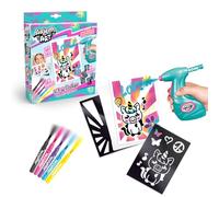 Canal Toys - Airbrush Art - Kit De Création De Posters Avec Spray Électronique. Pochoirs Et Feutres - Air 015