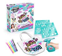 Canal Toys - Airbrush Art - Kit de Fashion Design Kit avec spray électronique, pochoirs et feutres - AIR 016, Blanc