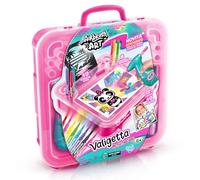 Canal Toys - Airbrush Art - Malette Création de Posters - 6 Ans + - AIR 017 | Customise 10 Posters avec Tes Feutres Électroniques - 8 Couleurs et 10 Pochoirs - Idée Cadeau Enfant pour Petits et Grands