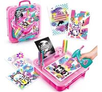 Canal Toys - Airbrush Art - Mallette d'activités avec spray électronique, pochoirs et feutres - AIR 017