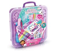 Canal Toys - Airbrush Art - Malette D’Activités Manuelles Gabby Et La Maison Magique Pour Enfants De 6 Ans Et Plus - Aérographe Électronique Avec Pochoirs Et Feutres - Idée Cadeau Créative - GAB 024