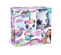 Canal Toys Peluche à personnaliser Licorne - Airbrush électrique avec pochoirs et feutres