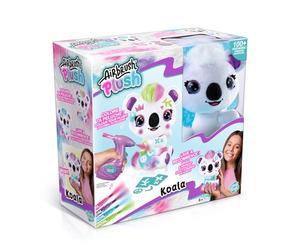 Canal Toys - Airbrush Plush - La Peluche Koala à Personnaliser pour Enfants de 6 Ans+ - Activité Manuelle - Idée Cadeau pour Customiser ta Peluche avec des Feutres - Recommence à l'Infini - OFG 273