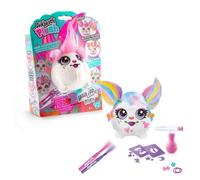 Canal Toys Mini Peluche Hair'iffic à Coiffer et Décorer - Kit Créatif avec Pulvérisateur Airbrush, Feutres, Pochoirs et Accessoires Cheveux - Lavable et Réutilisable - Jouet Créatif dès 6 ans