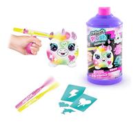 Canal Toys - Airbrush Plush - Mini Peluche Surprise à Personnaliser avec Feutres et Pochoirs - 1-Pack Néon - AIR 020