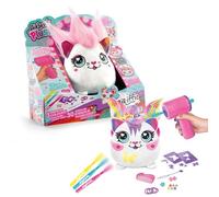 Canal Toys - Airbrush Plush - Peluche Hair'iffic à Coiffer et Décorer - Kit Créatif avec Pulvérisateur Airbrush, Feutres, Pochoirs et Accessoires Cheveux - AIR 040