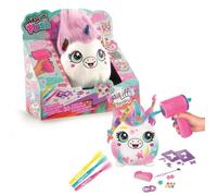 Canal Toys - Airbrush Plush - Peluche Hair'iffic à Coiffer et Décorer - Kit Créatif avec Pulvérisateur Airbrush, Feutres, Pochoirs et Accessoires Cheveux - AIR 040