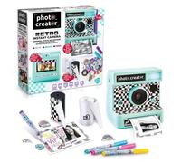 Canal Toys - Appareil Photo Rétro a impression instantanée - 4 rouleaux de papier dont 1 autocollant, feutres et stickers - CLK 019