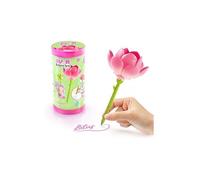 Canal Toys - BLOOM - Stylo Fleur à Construire - Encre pailletée et parfumée - 6 fleurs à collectionner - BLM 001