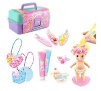 Canal Toys - Creamy Deco - Mallette d'Activités Bébé - 6 Ans + - BBY 003 | 1 Bébé Exclusif à Customiser - Barrette et Porte-Clés à Customiser - Loisir Créatif - Idée Cadeau Enfant Fille Garçon