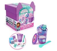 Gabby's Dollhouse Mystery Cat Box Slime Sensory Kit, Mercat Charm, créez Votre Propre Slime, Rangement Facile, Violet