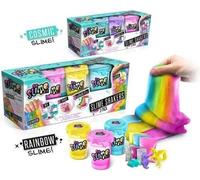 Canal Toys Lot de 3 Slime Shakers Modele aléatoire Cosmic ou Rainbow - Crée tes propres slimes