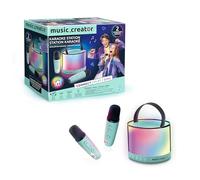 Canal Toys - Music Creator - Station Karaoké Bluetooth Portable - 2 Micros sans Fil, Effets Vocaux & Lumières LED - Enceinte Karaoke Enfant - 4 Effets de Voix - Cadeau Anniversaire - INF 044