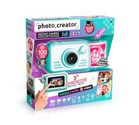 Canal Toys - Photo Creator - Appareil Photo Instantané 2.0 - avec 100 Feuilles de Papier Photo, Carte Micro-SD 4Go, Autocollants, feutres et dragonne - CLK 046