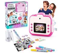 Canal Toys - Photo Creator - Appareil Photo à Impression Instantanée Rose pour Enfants 8 Ans+ - Selfie & Caméra Vidéo - Impression sans Encre sur Papier Thermique - Idée Cadeau - CLK 055