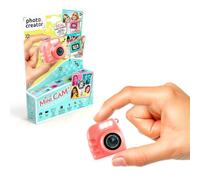 Canal Toys - Photo Creator - Appareil Photo et Vidéo Numérique Mini Cam’ - Instant - avec Porte-clé et Carte SD 1Go Incluse - CLK 060, Corail